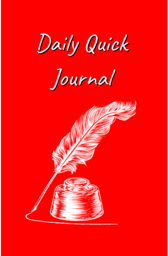 Daily Quick Journal - Red Quill Cover